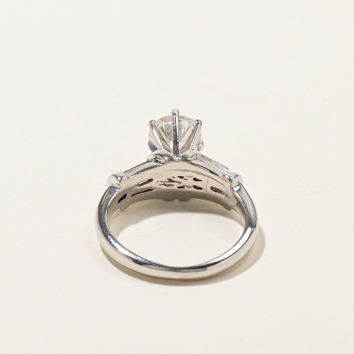 1.79ctw High Set Diamond Engagement Ring for Women - Size 5.75 | Sparkling Solitaire Wedding Band | Perfect for Proposals, Anniversaries & Romantic Occasions