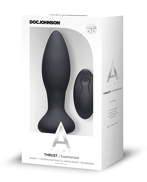 Premium Remote Control Anal Plug for Adults - Black - Discreet & Powerful Vibrating Butt Plug for Solo Play & Couples Use - Enhance Intimacy & Spice Up Your Bedroom Fun