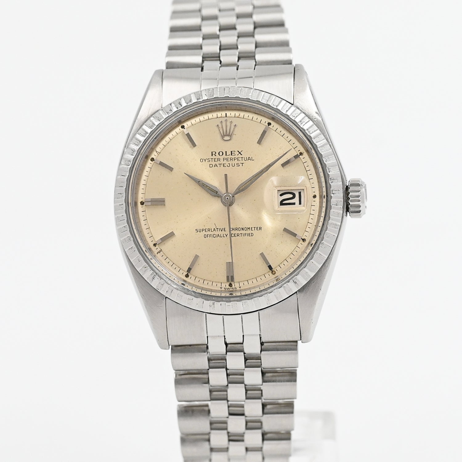 Vintage Rolex Datejust 36mm Men's Watch - 1965 Classic Automatic Stainless Steel Timepiece for Dress, Business & Special Occasions