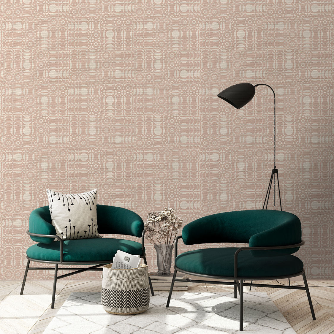 Chaology Cunning Grasscloth Wallpaper - Premium Textured Wall Covering for Living Room, Bedroom & Office Decor