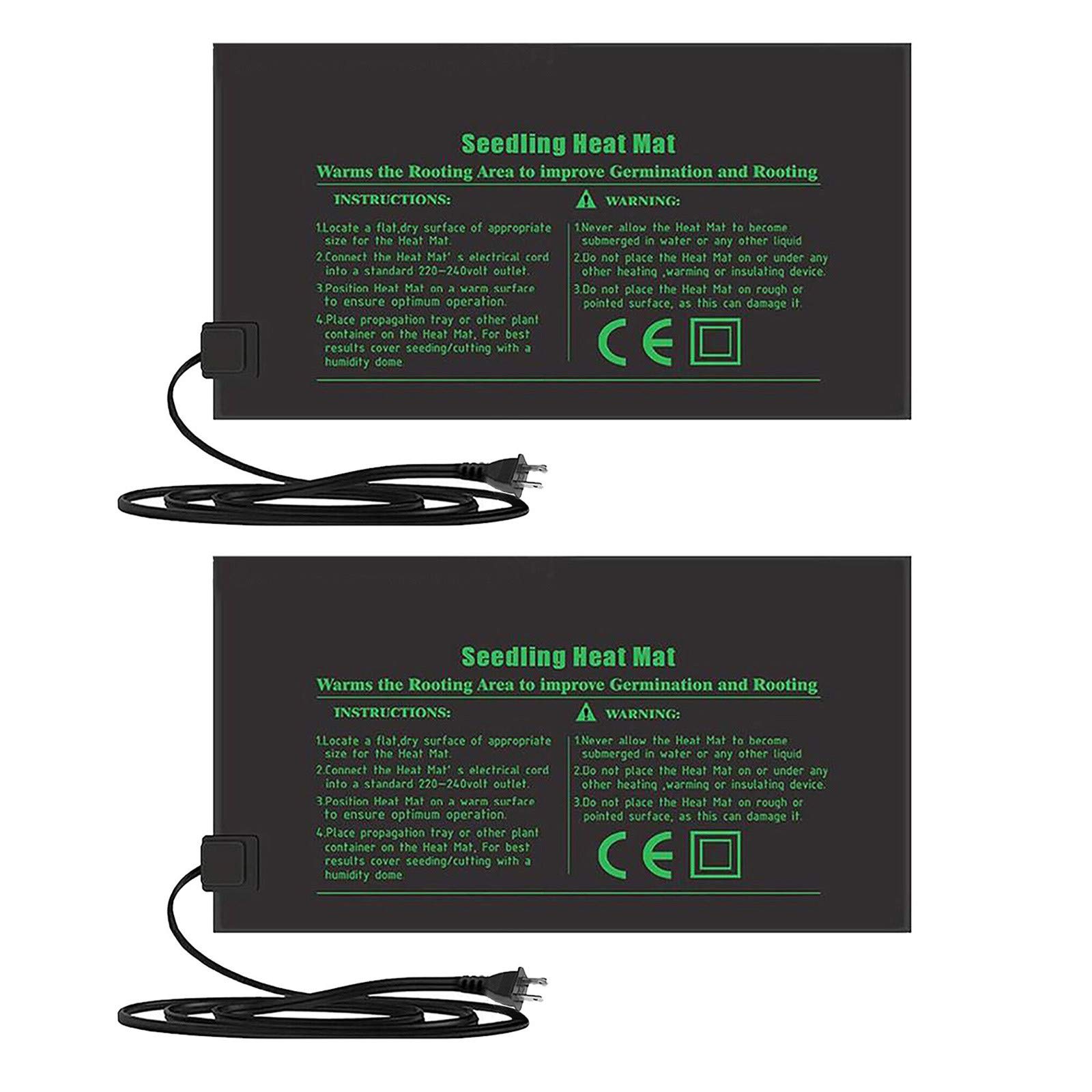 2 Pack Waterproof Seedling Heat Mats 10