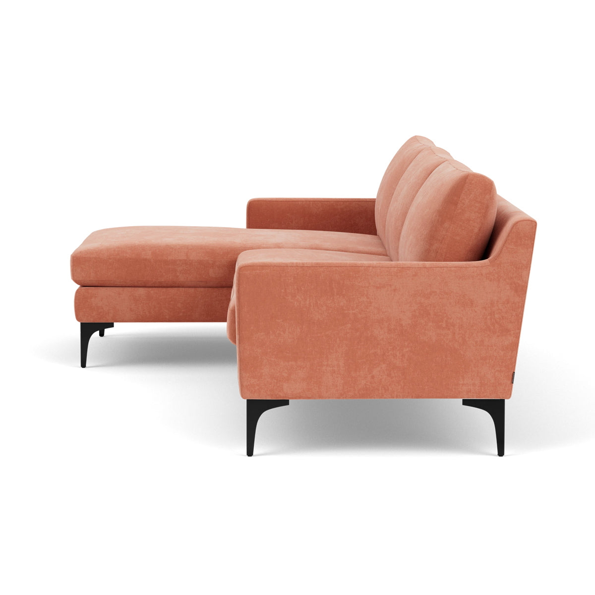 Astha Fabric Left Chaise Sofa - Modern L-Shaped Sectional Couch with Reversible Design for Living Room, Lounge & Home Theater Comfort