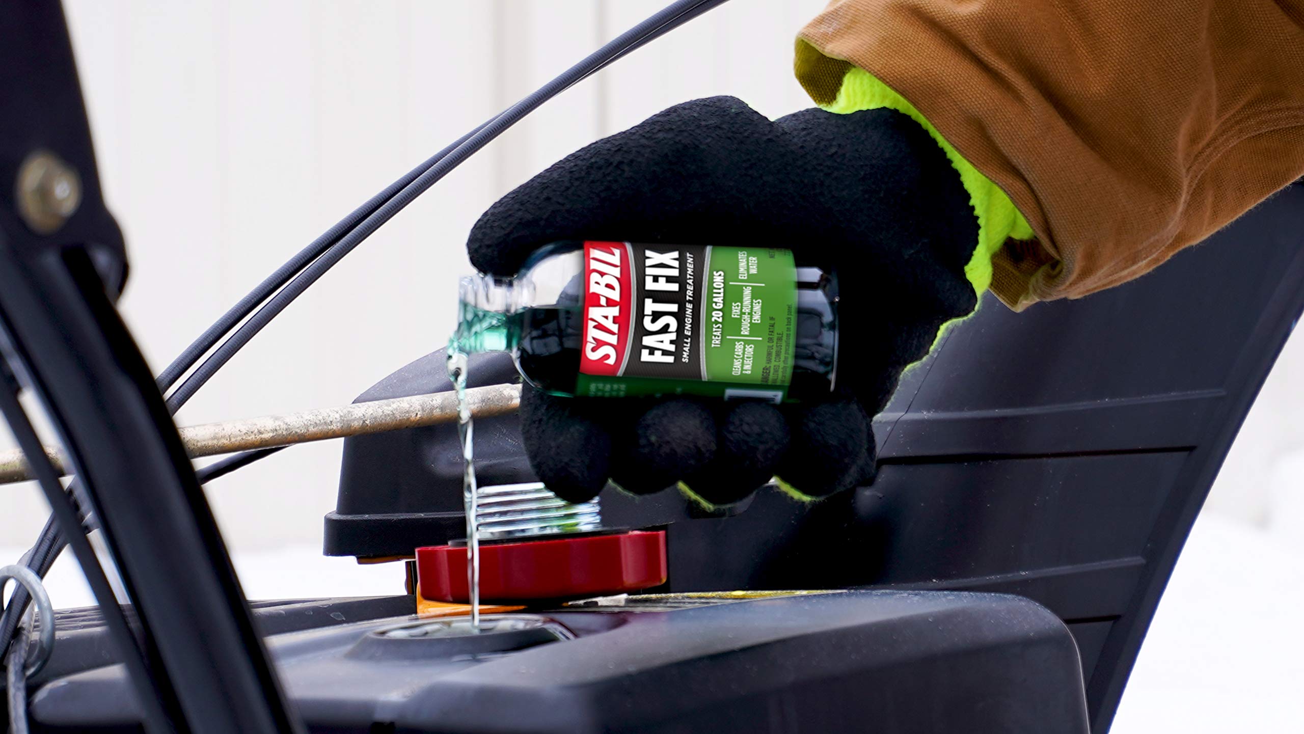 STA-BIL Fast Fix Small Engine Treatment - 8oz (12 Pack) | Carburetor & Fuel Injector Cleaner for Rough Running Engines | Eliminates Water & Improves Performance | Ideal for Lawn Mowers, Generators & Outdoor Power Equipment