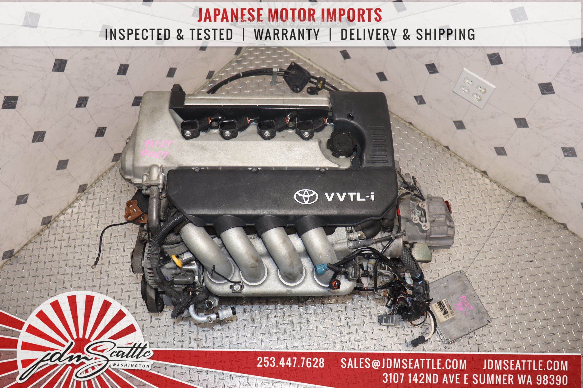 JDM 2000-2005 Toyota Celica GT-S 2ZZ-GE VVT-i Engine with 6-Speed Manual Transmission - High Performance Upgrade for Racing & Street Driving