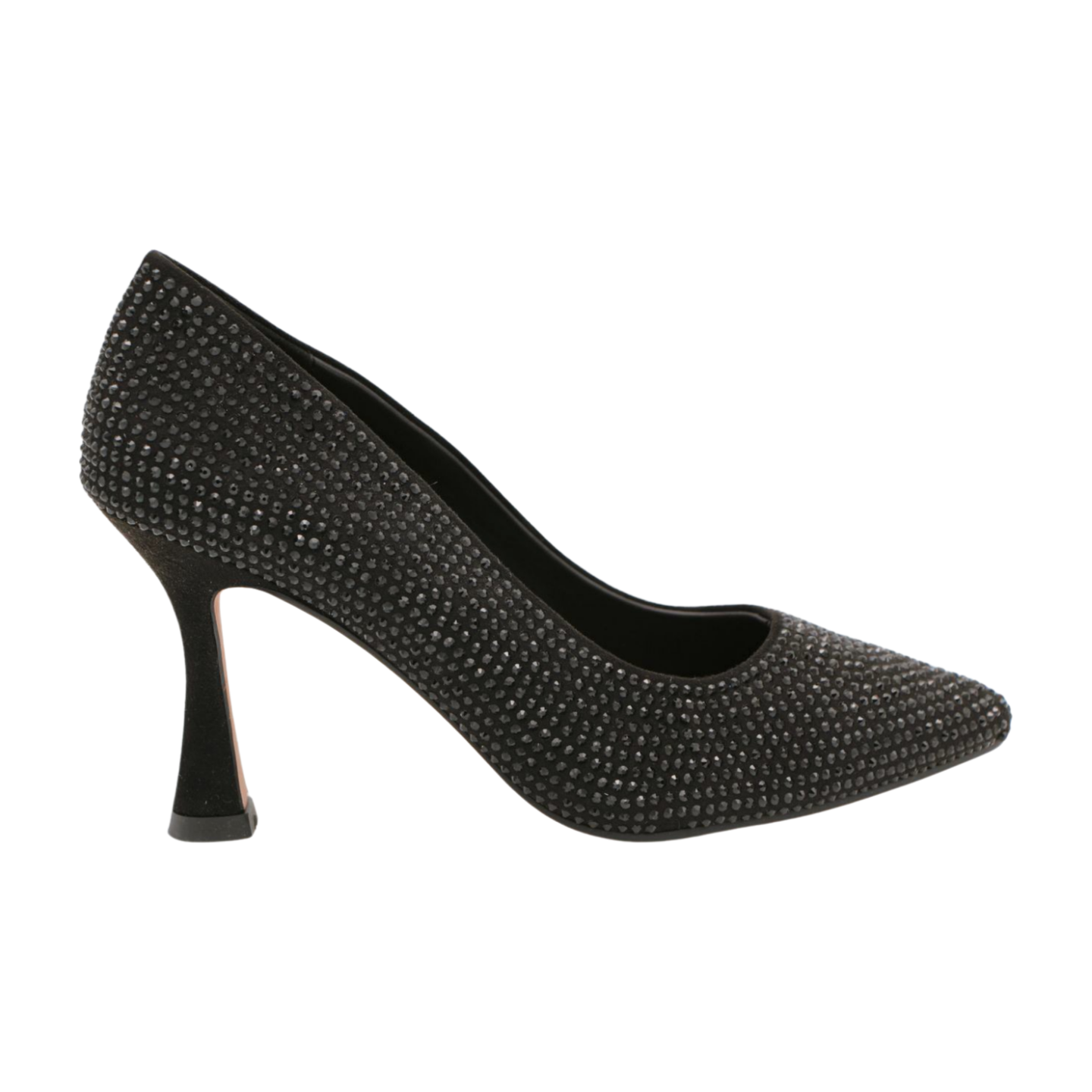 Pedro Miralles Women's Black Sequin Court Shoes 25744 - Elegant Evening Heels for Parties, Weddings & Special Occasions