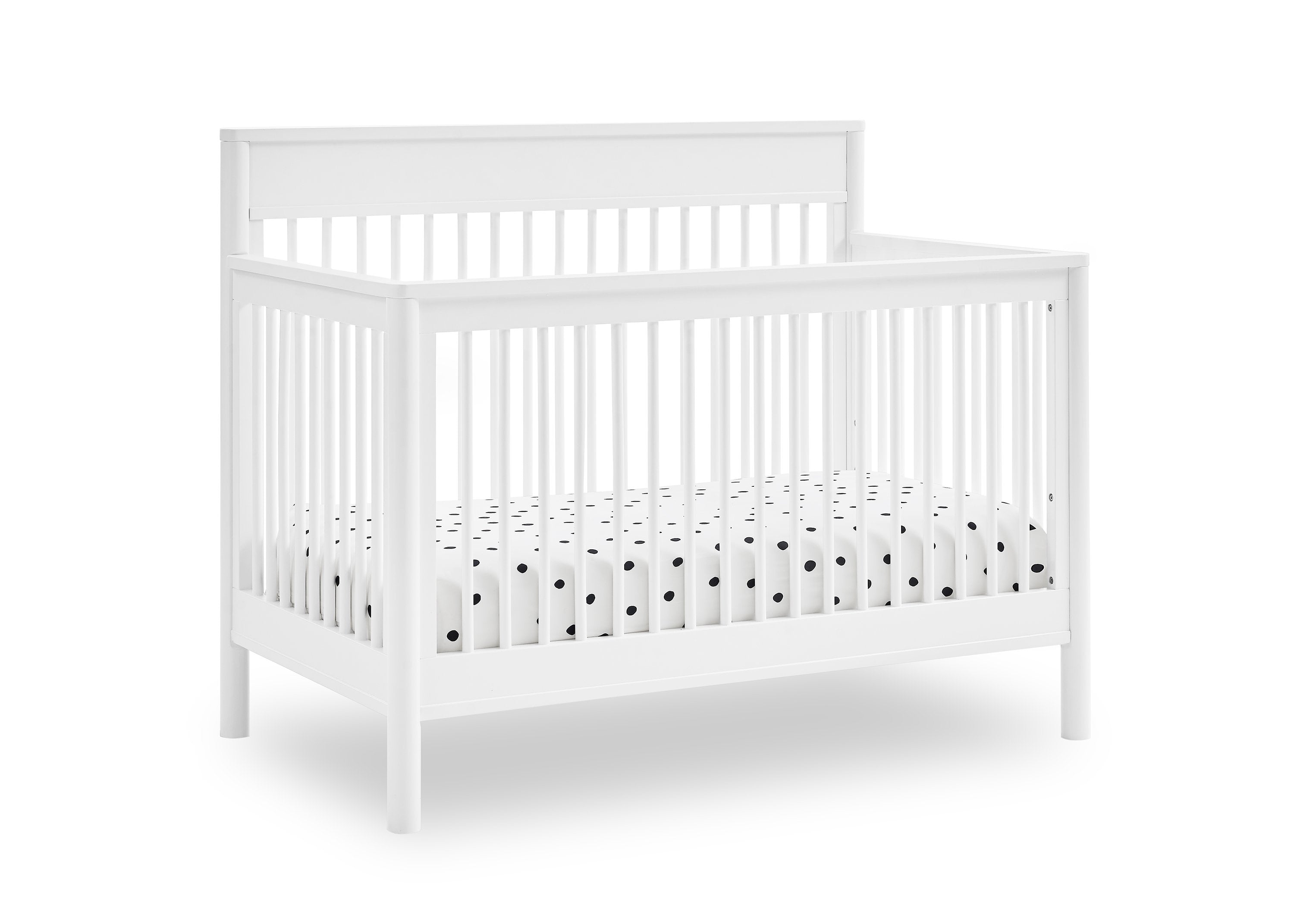 Remy 6-in-1 Convertible Baby Crib - Toddler Bed, Daybed & Full-Size Bed - Safe & Durable Nursery Furniture for Newborn to Adult - Perfect for Baby Rooms, Daycare Centers & Guest Bedrooms