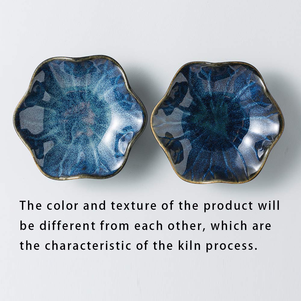 Leaf-Shaped Jewelry Tray & Ring Holder - Elegant Earring Stand, Key Bowl & Trinket Dish - Perfect Women's Birthday Gift & Friend Present (Blue) - Ideal for Bedroom Vanity, Bathroom Organization & Gift Giving