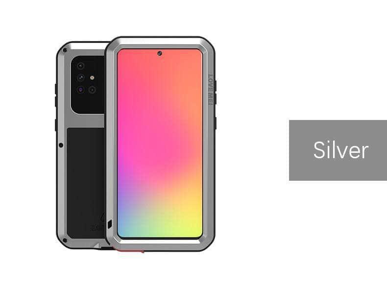 Samsung Galaxy S20 Ultra/S20 Plus/S20 Shockproof Aluminum Case - Heavy Duty Armor Protection for Outdoor, Travel & Daily Use