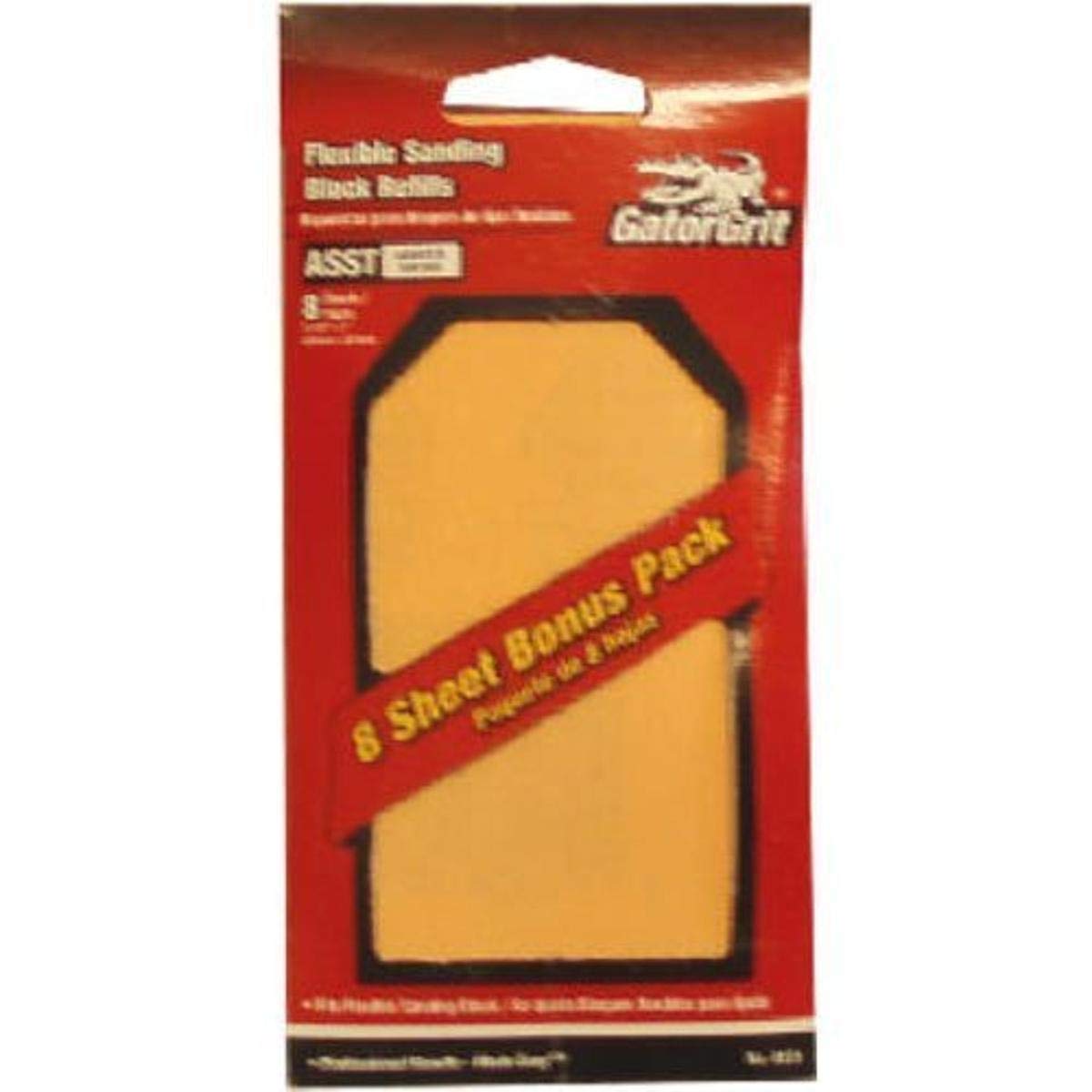 ALI INDUSTRIES 4121 8-Count Hook and Loop Sanding Sheets for Woodworking, Metal Polishing & DIY Projects - Premium Grit Sandpaper with Strong Adhesive Backing