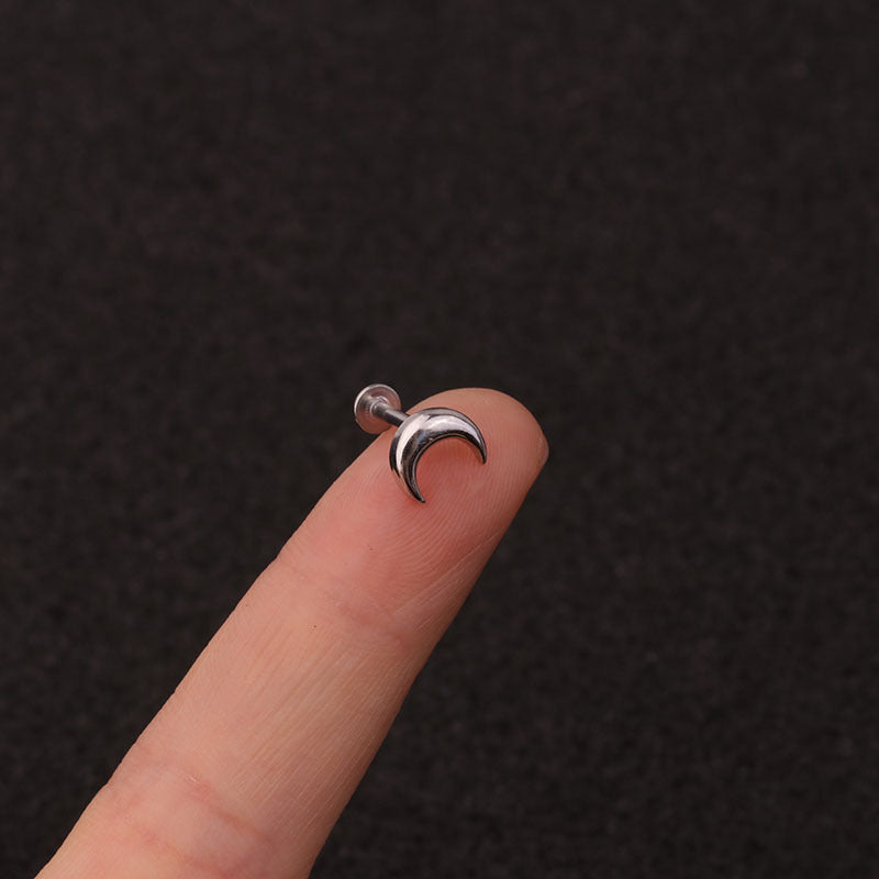 16G Flat Back Tiny Stud Labret Earrings for Lip, Nose, or Cartilage Piercing | Hypoallergenic Surgical Steel Jewelry | HSPJ218 - Perfect for Daily Wear, Parties, and Gifting