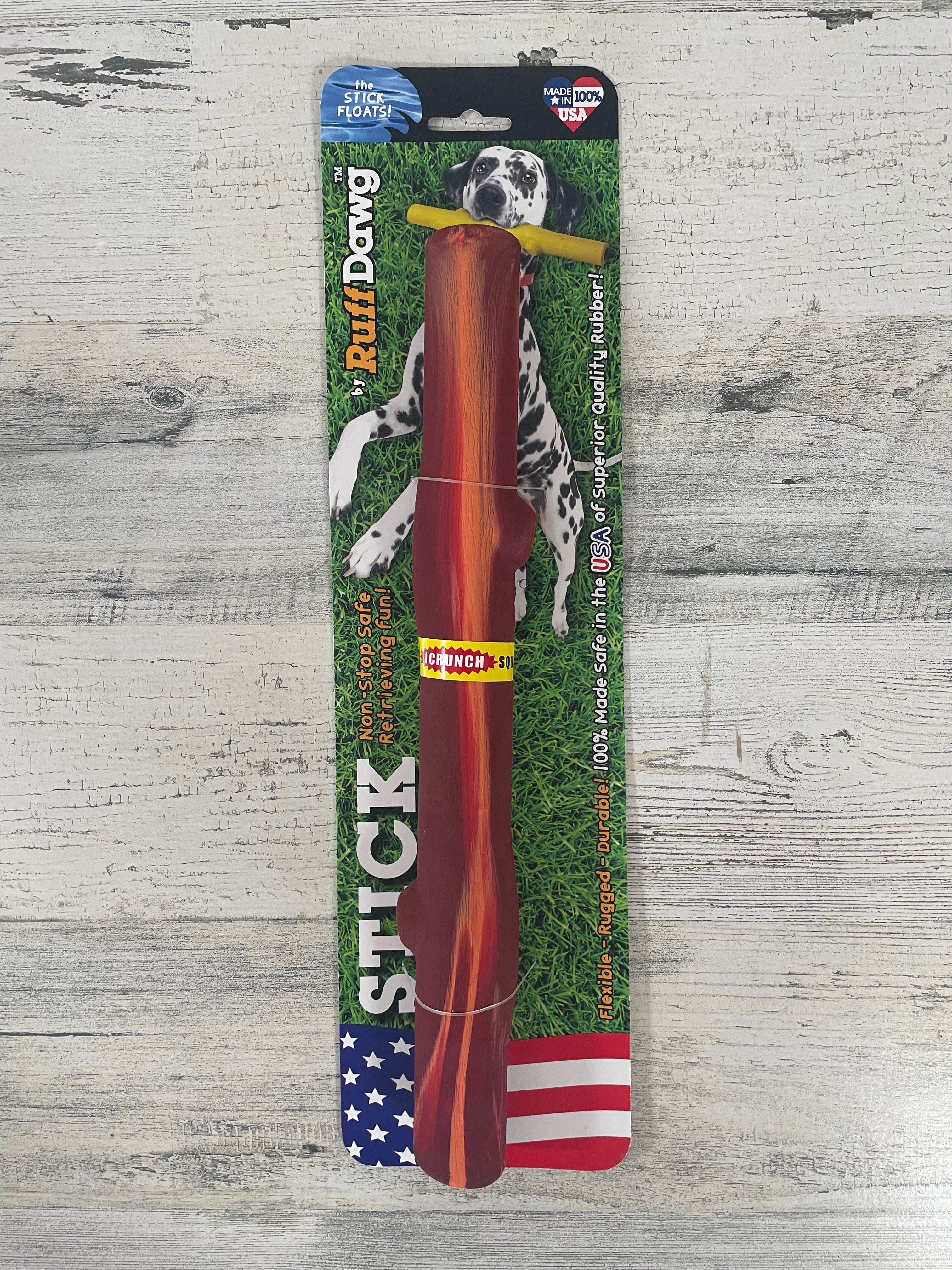 RuffDawg Stick Crunch - Durable Dog Chew Toy for Aggressive Chewers - Perfect for Large Breed Dogs & Puppy Teething Relief