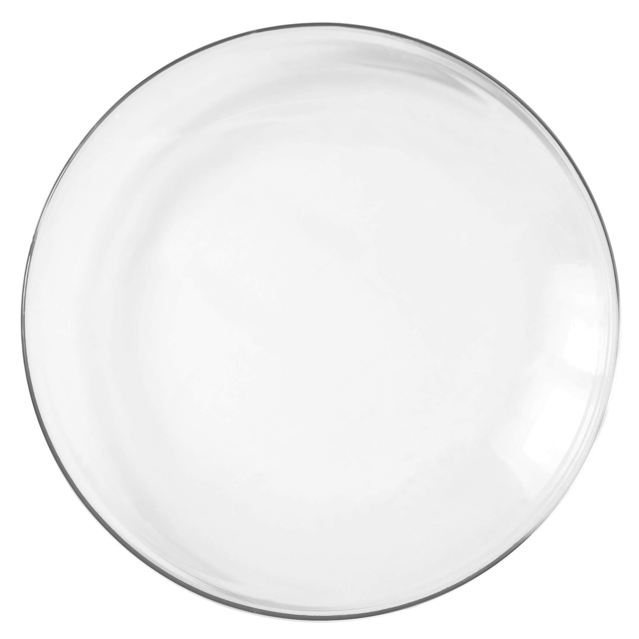 Barski European Glass Dinner Plates Set of 6 - 11