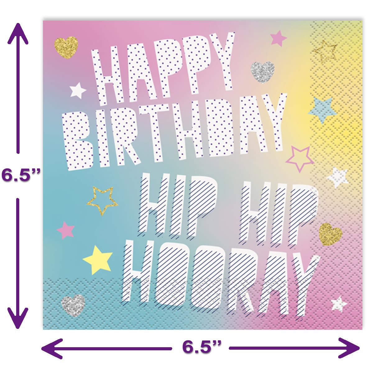 32-Piece Unicorn Themed Birthday Party Supplies - 7 Inch Disposable Paper Plates & Matching Napkins for Cake, Desserts & Celebrations - Perfect for Kids Birthday Parties, Baby Showers & Unicorn Themed Events