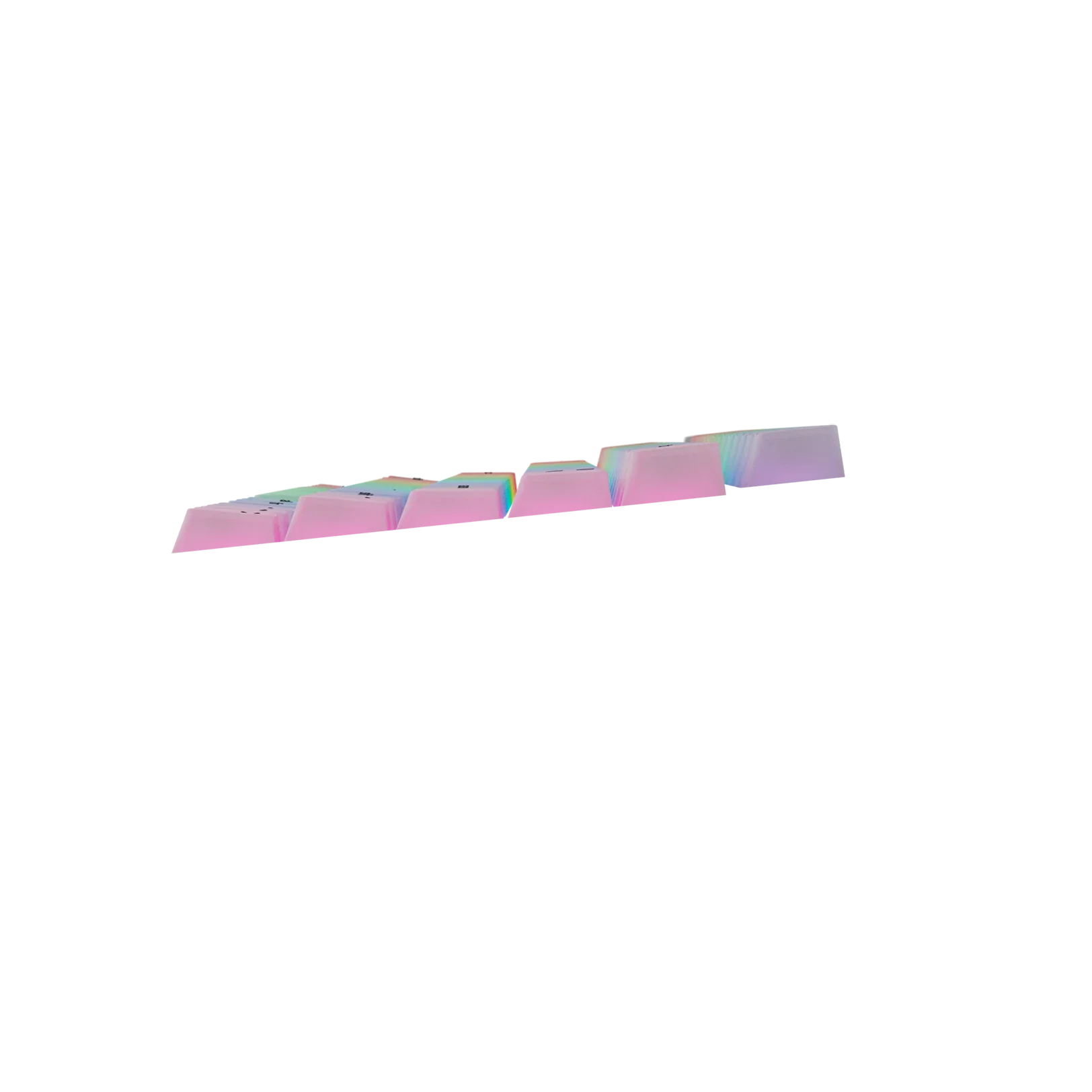 Polychroma Keycaps for Mechanical Keyboards - Custom RGB Backlit Keycaps for Gaming & Typing - Perfect for PC, Mac & Laptop Keyboards (US Layout)