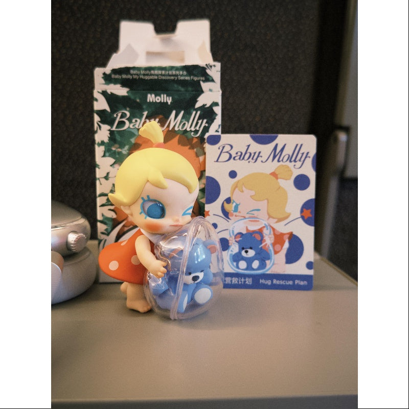 Baby Molly My Huggable Discovery Series Secret Hug Rescue Plan (1/144) - Adorable Collectible Doll for Kids, Perfect for Playtime, Gift Giving & Display Collections