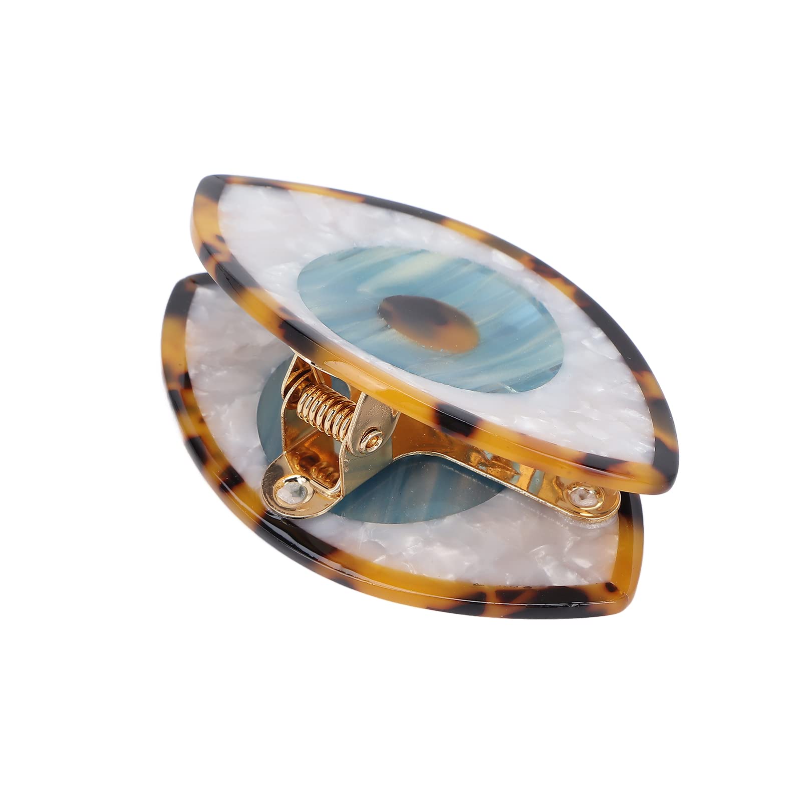 Tortoiseshell Jaw Hair Clamp & Eye Hair Claw Clips - Secure Hair Hold Barrette for Women & Girls | Durable Hair Accessories for Styling, Ponytails & Updos