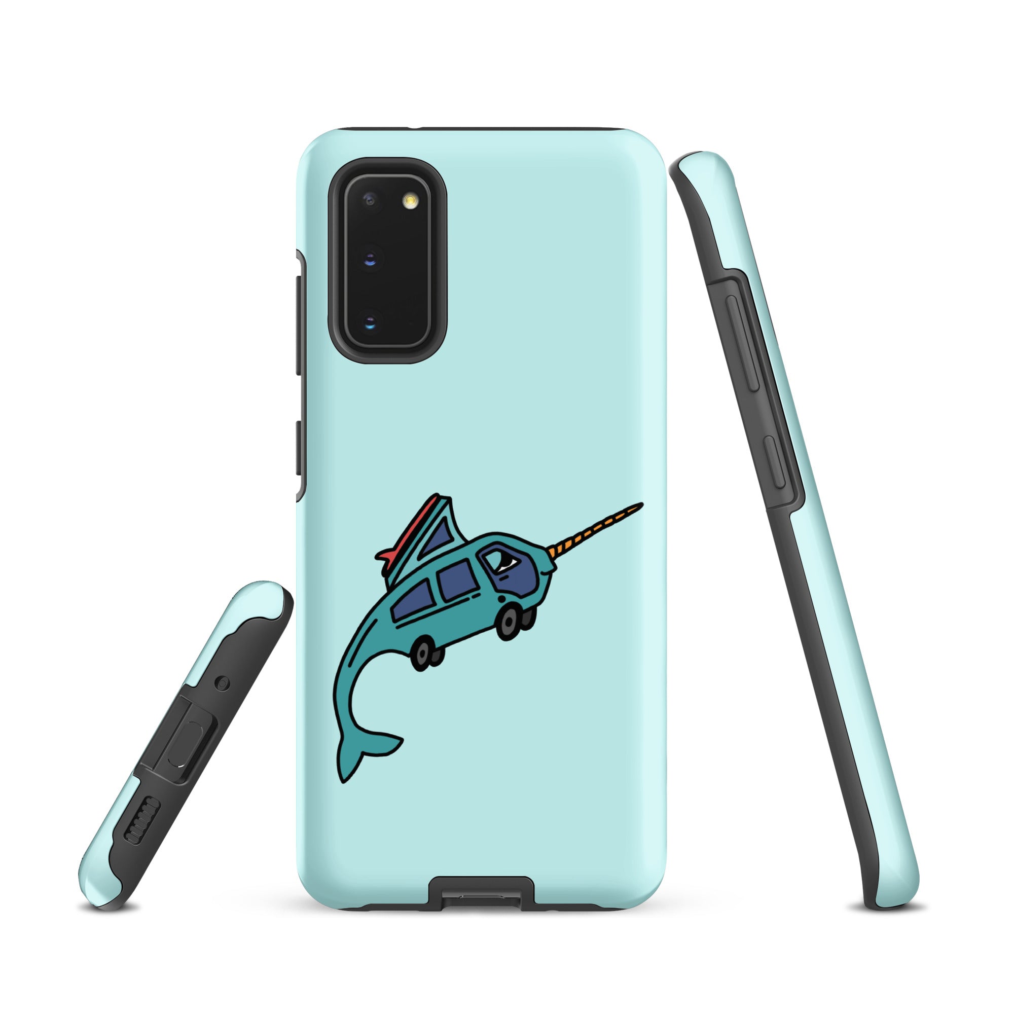 Durable Narwhal Ned Shockproof Case for Samsung Galaxy - Perfect for Outdoor Adventures & Daily Protection