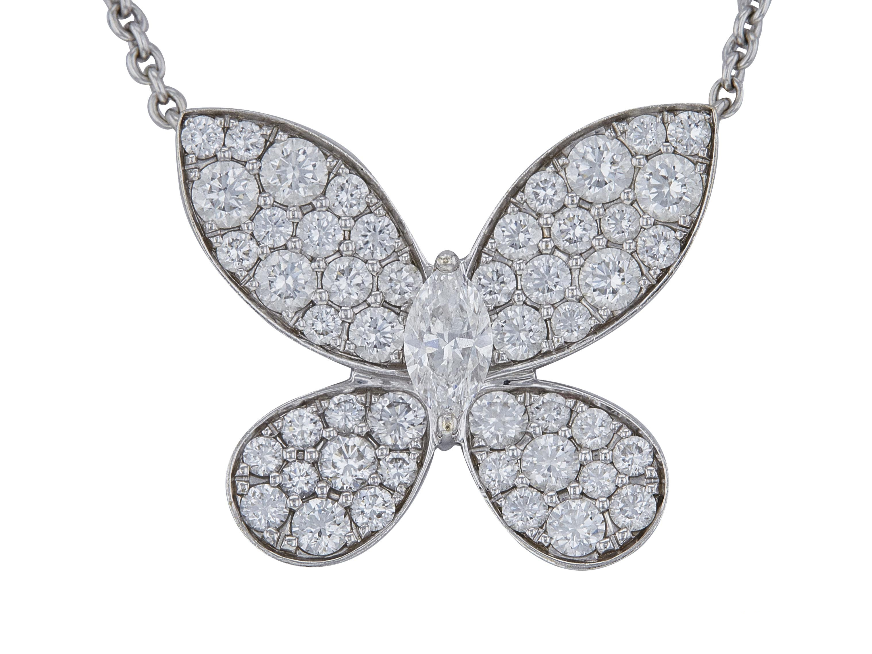 1.89 Carat Pear Shape F VS1 Diamond Pendant Necklace in 18K White Gold - Elegant Jewelry for Weddings, Anniversaries & Special Occasions