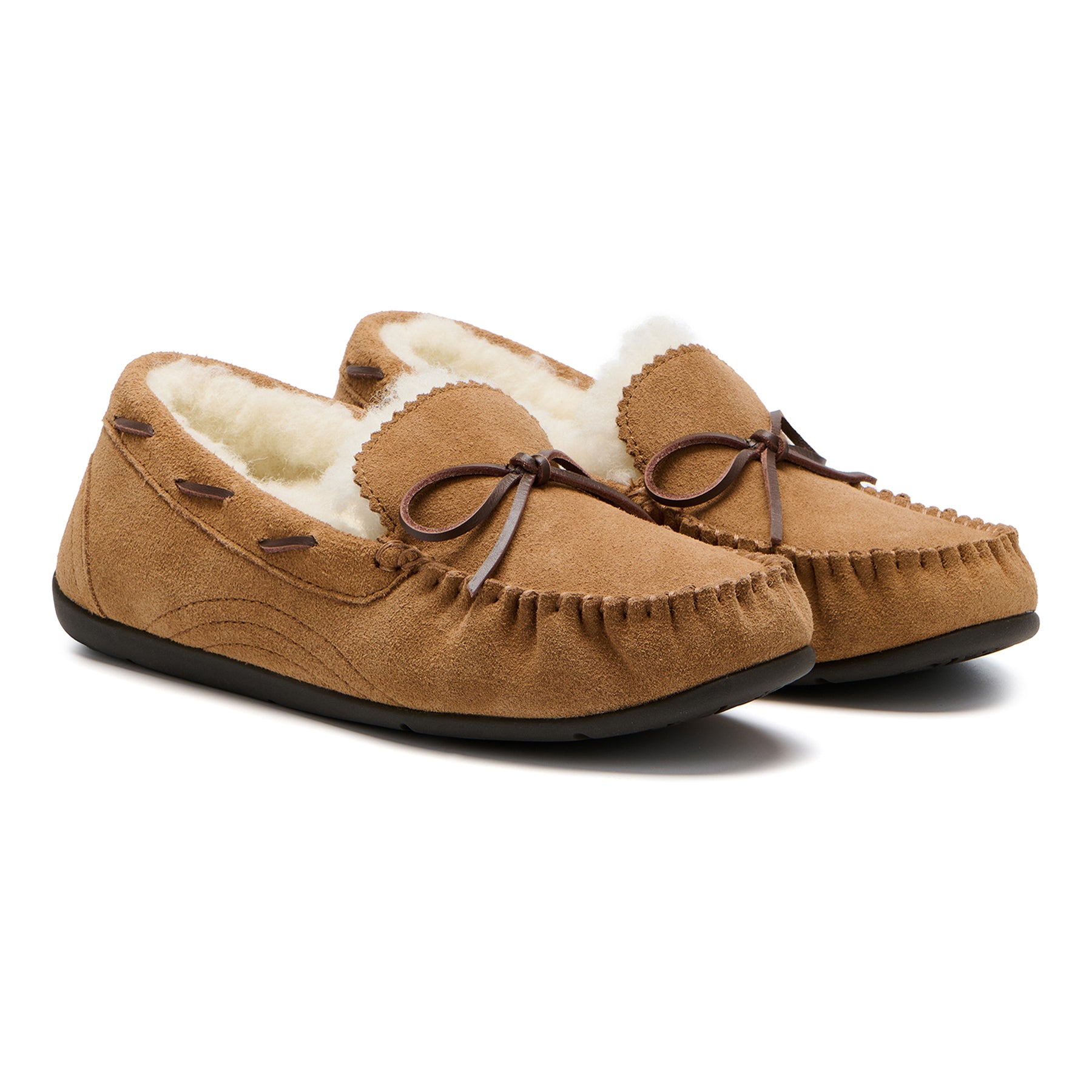Abeo Amble Bow Tan Women's Comfortable Walking Shoes - Perfect for Casual Outings, Work, and Everyday Wear