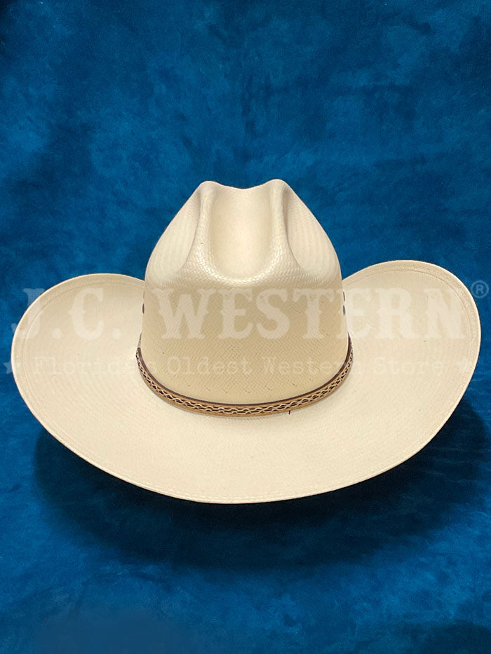 Resistol RSBXTN 304281 BRIXTON George Strait Collection Straw Hat - Natural Cowboy Hat for Men, Western Style Sun Protection for Outdoor, Rodeo, and Country Music Events