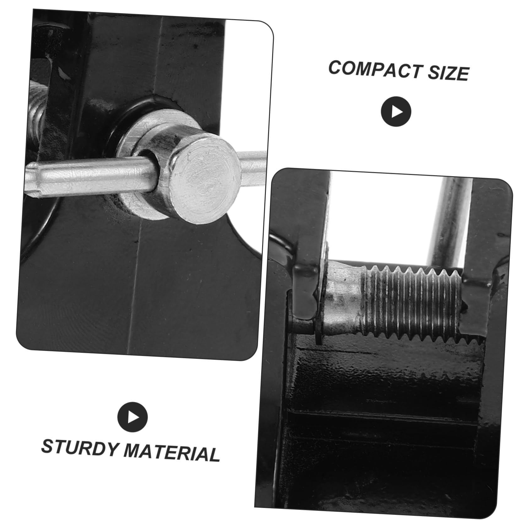 UKCOCO 1-Piece Aluminum Alloy Bench Vise Clamp - Small Rotating Suction Tool for Deck Screws & DIY Projects | Perfect for Woodworking, Metalworking & Home Repair
