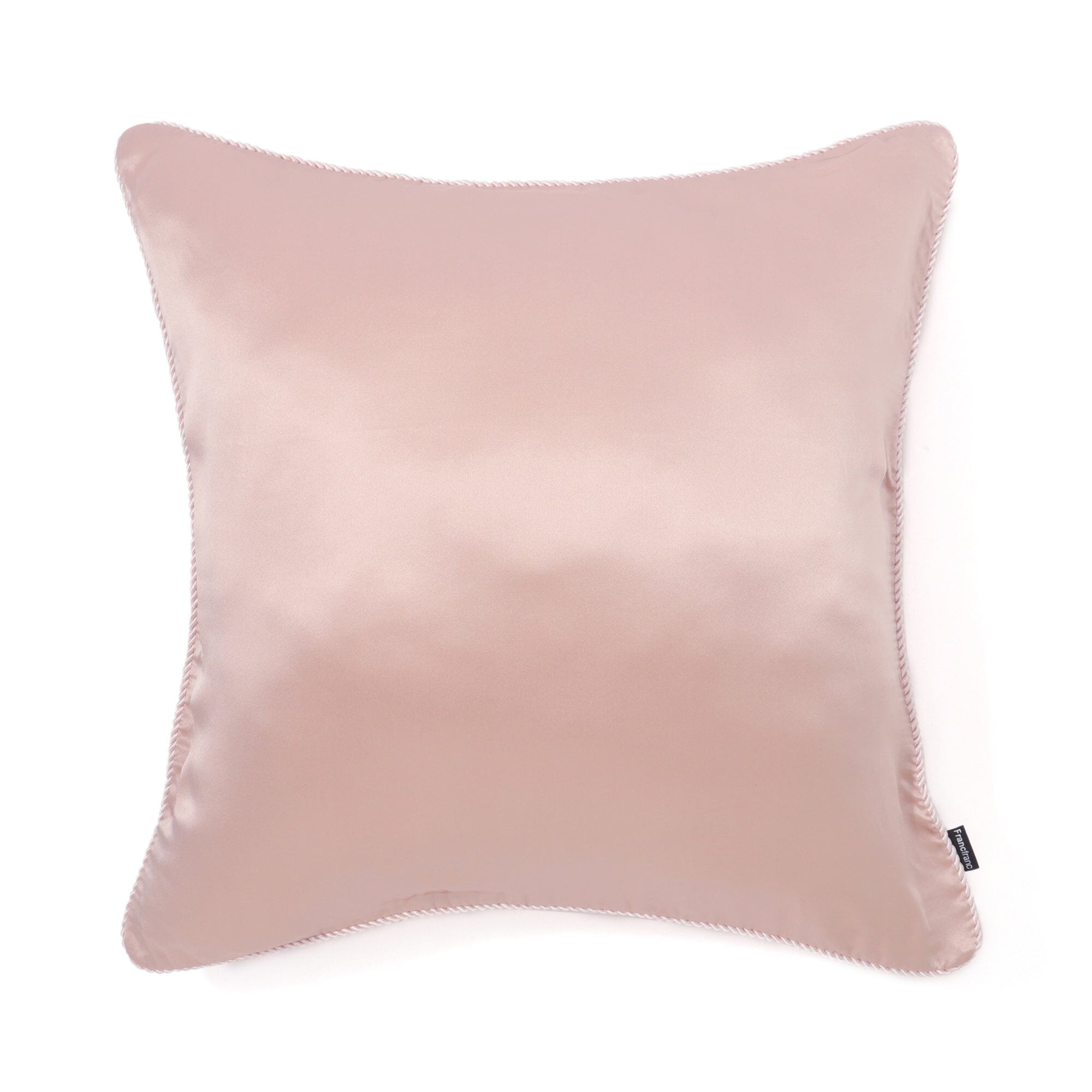 Premium 18x18 Inch Silk Cushion Cover - Soft Pink Decorative Pillow Case for Sofa, Bed, Living Room - Luxury Home Decor Accessory