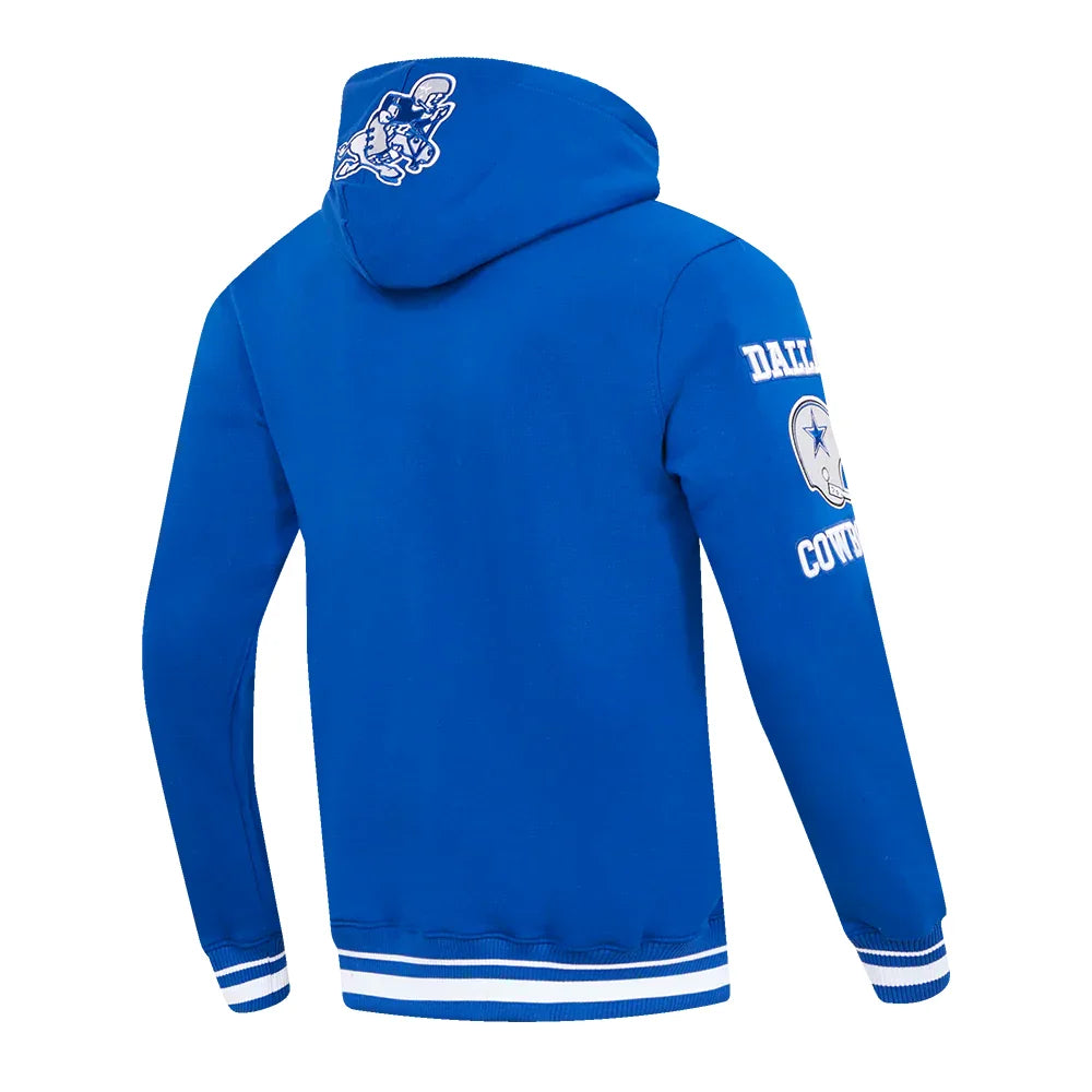 Men's Dallas Cowboys Retro Classic Hoodie - Pro Standard Blue NFL Fan Gear for Game Day & Casual Wear