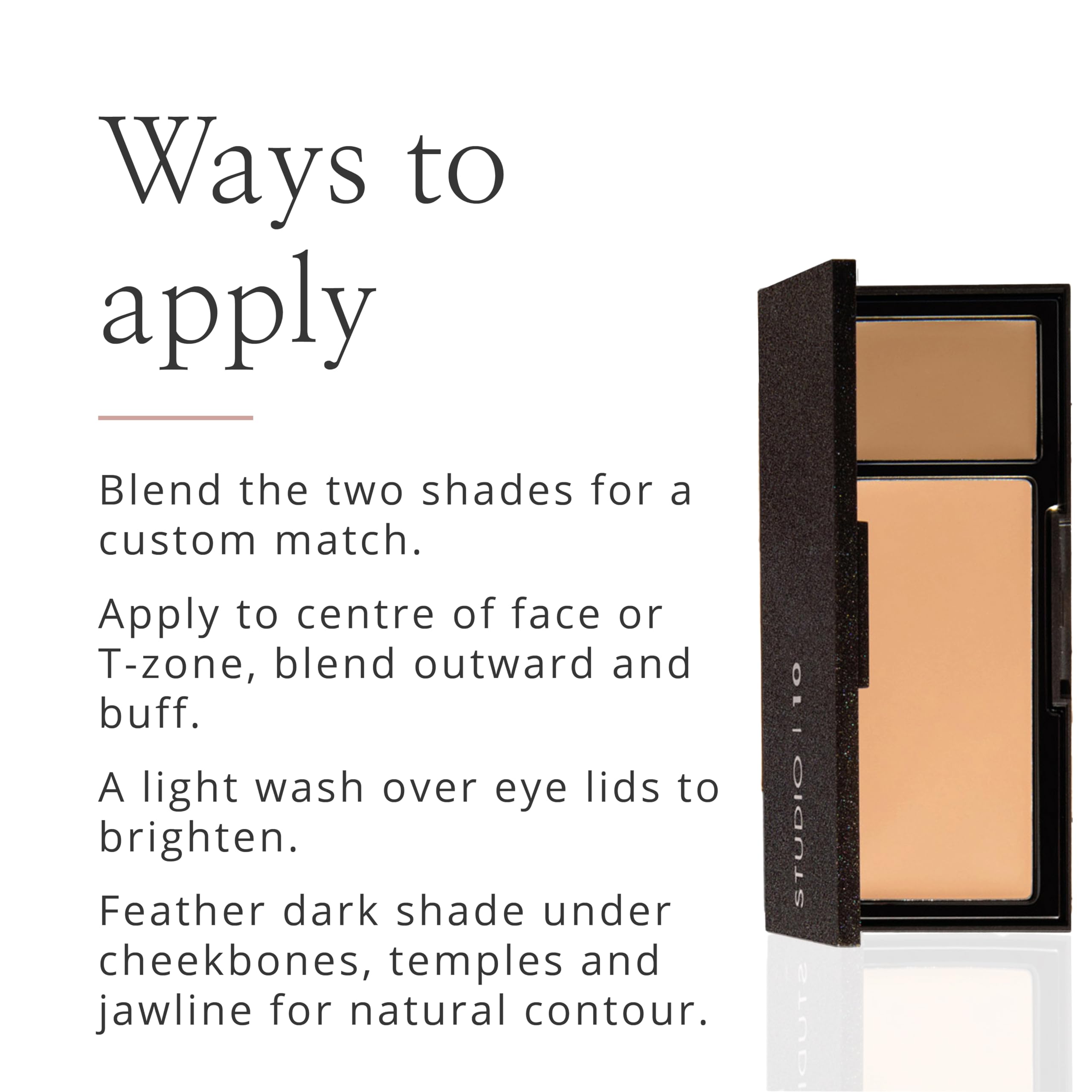 Studio 10 Perfect Canvas Color-Adjusting Dewy Serum Foundation - SPF30, Medium to Full Coverage, Camouflage Makeup Cream (Medium Shade) | Professional Makeup for Flawless Skin, Ideal for Daily Wear & Special Occasions