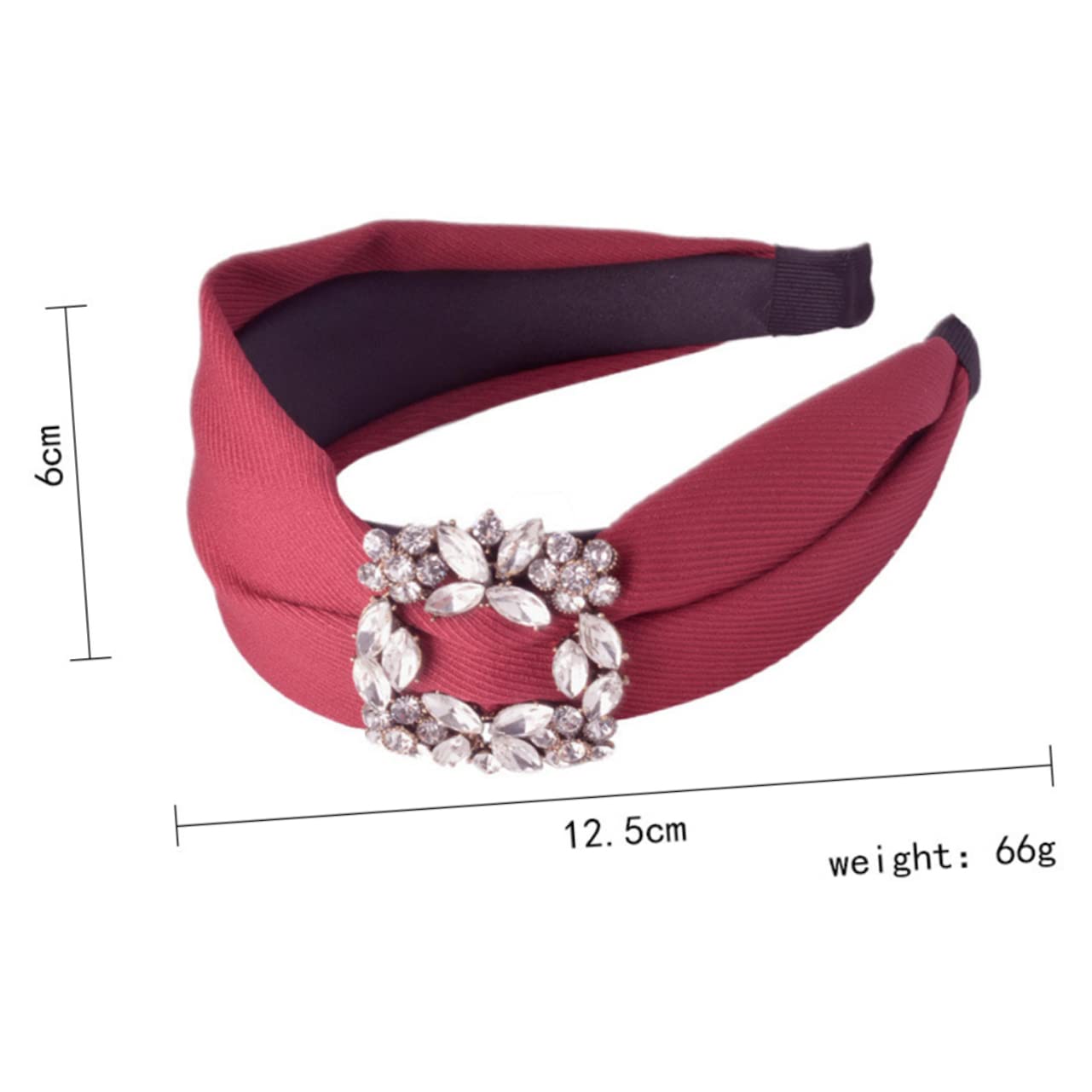 FOMIYES 3 Pack Rhinestone Crystal Headbands for Women - Elegant Elastic Hair Accessories Wide Headband for Parties, Weddings & Special Occasions