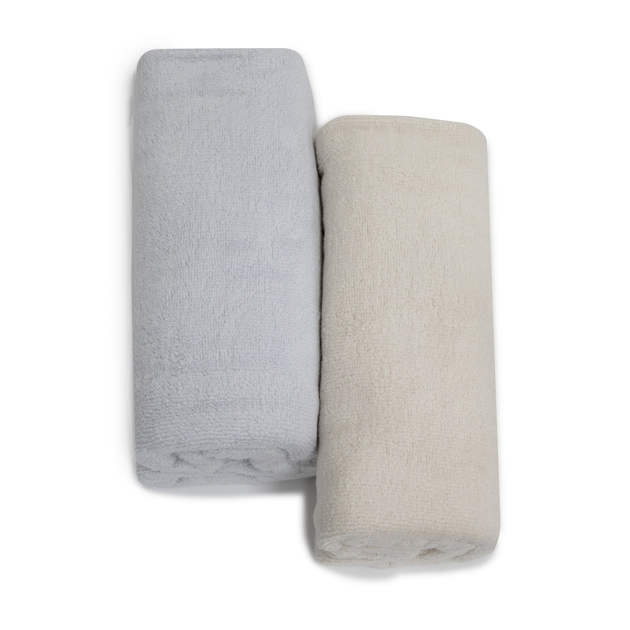 Premium Nordic 2-Pack Bath Towels - Soft & Absorbent Grey & Sand Set for Spa, Beach & Luxury Bathroom Decor