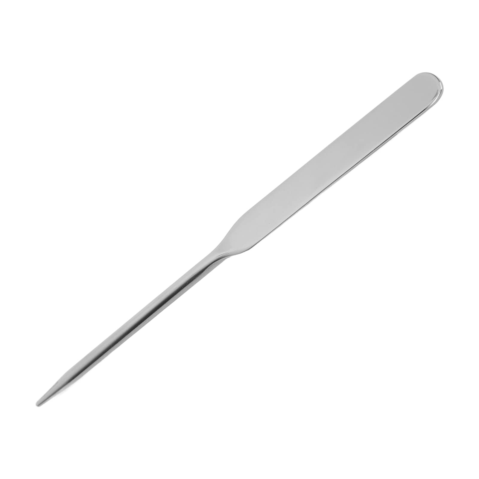 Stainless Steel Makeup Spatula - Ergonomic Liquid Foundation & Nail Art Stirring Tool for Precise Application - Perfect for Makeup Artists & DIY Beauty Enthusiasts