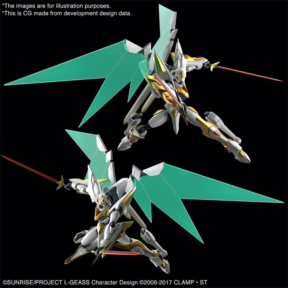 Bandai HG 1/35 Code Geass Z-01Z Lancelot Albion Plastic Model Kit - Anime Action Figure for Collectors & Hobbyists | Perfect for Display, Gifts & Cosplay Props