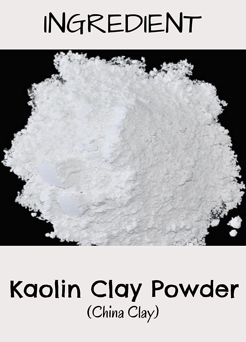 100% Pure Organic Kaolin Clay Powder for Skin & Face Care - 100g | Gentle Detox & Exfoliating Mask | Perfect for DIY Skincare, Spa & Acne Treatment