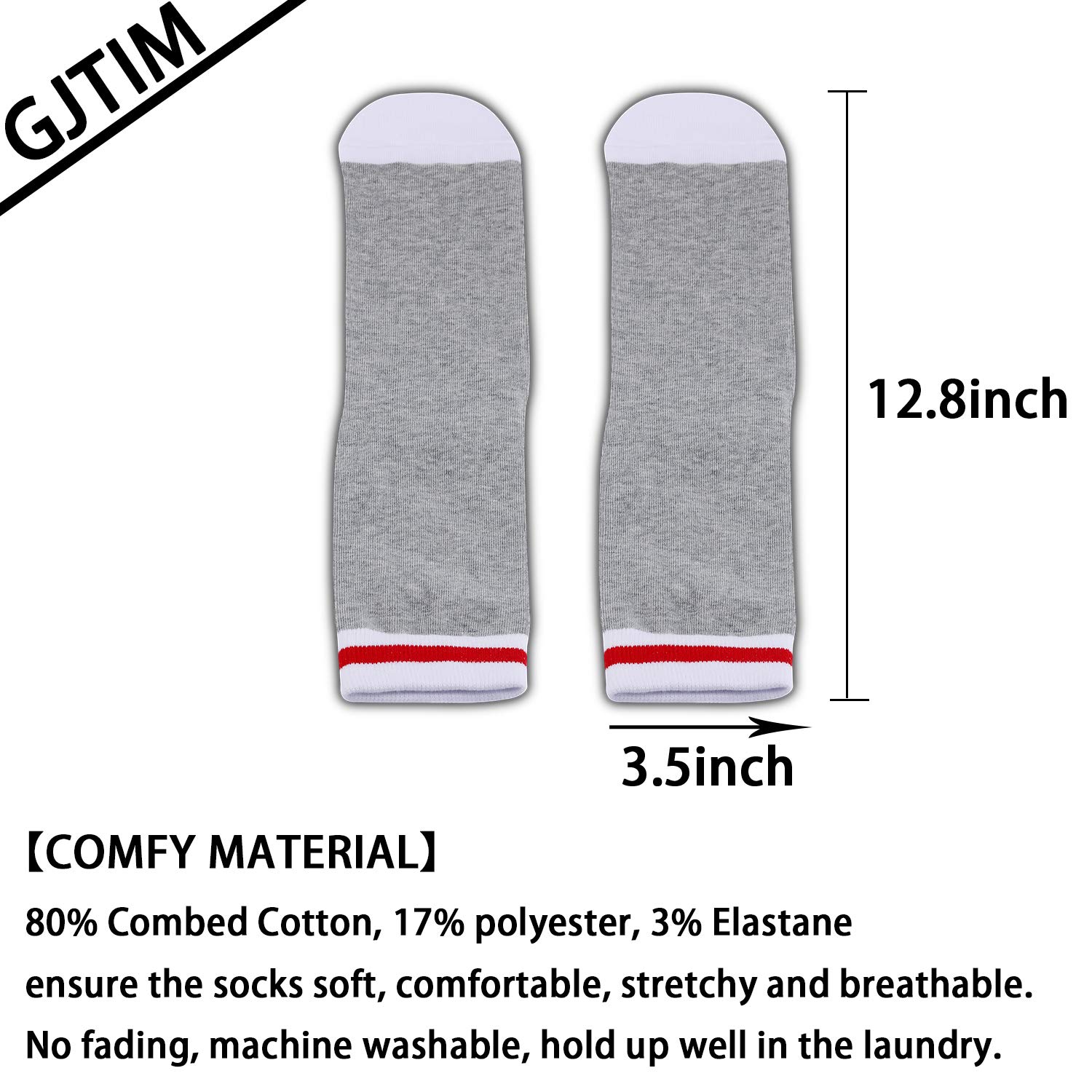 GJTIM 2 Pairs TV Show Inspired Novelty Socks - Perfect Gift for TV Lovers - Great for Cosplay, Themed Parties & Lounge Wear