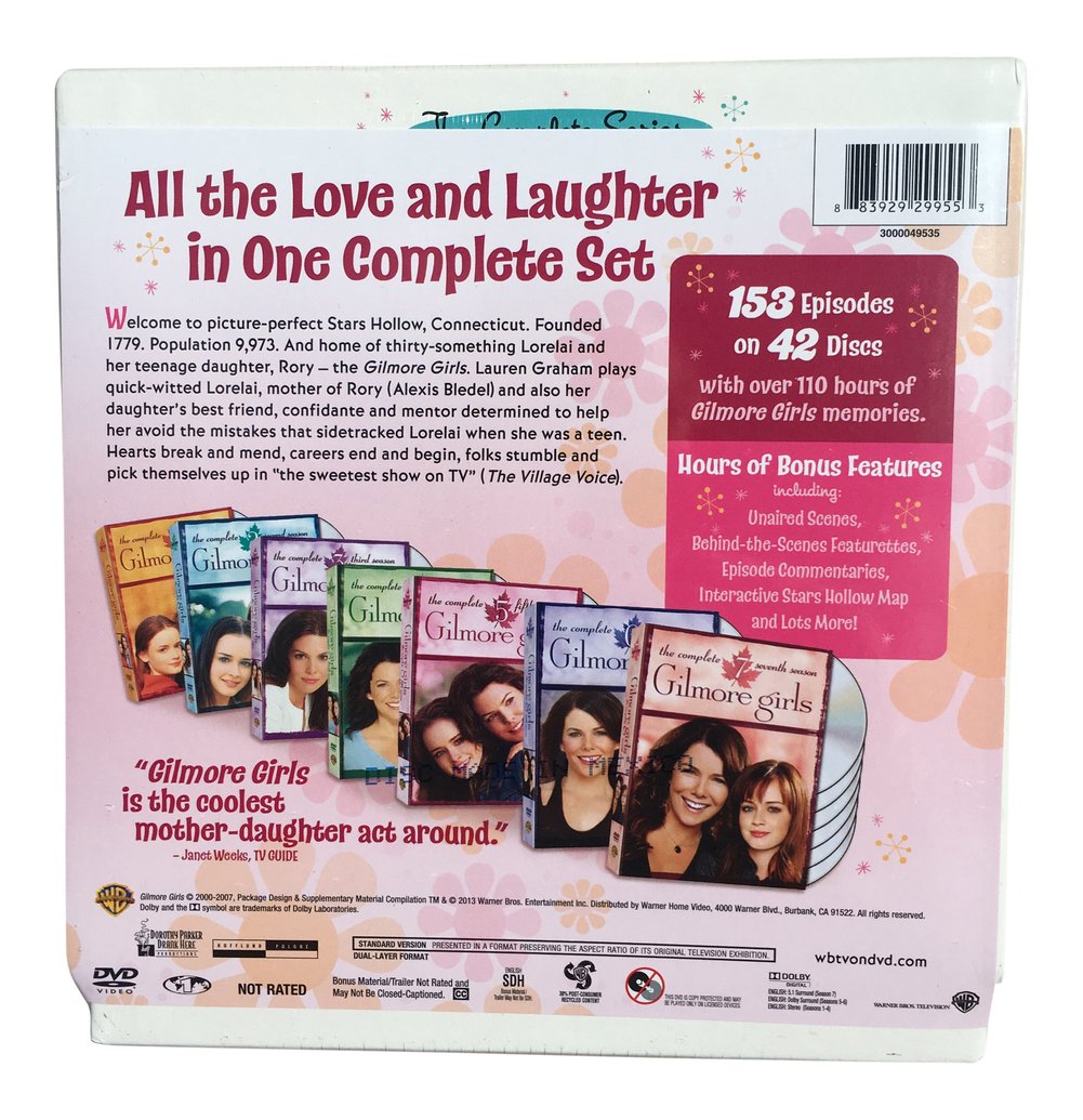 Gilmore Girls: The Complete Series DVD Box Set by Warner Home Video | Perfect for Binge-Watching & Gift Giving