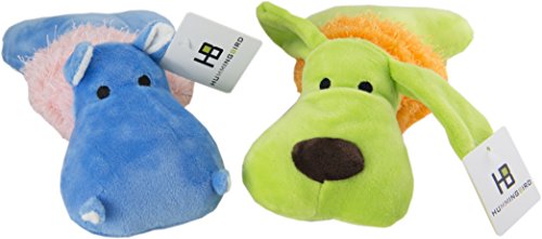 Set of 2 Bone Shape Dog and Hippo