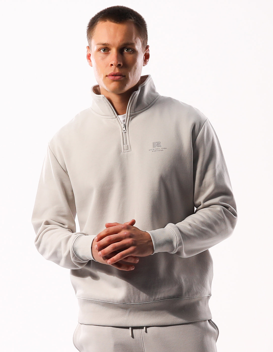 Russell Men's Brooklyn Antarctica Quarter Zip Fleece Pullover - Lightweight, Warm & Stylish for Outdoor Activities, Hiking & Casual Wear
