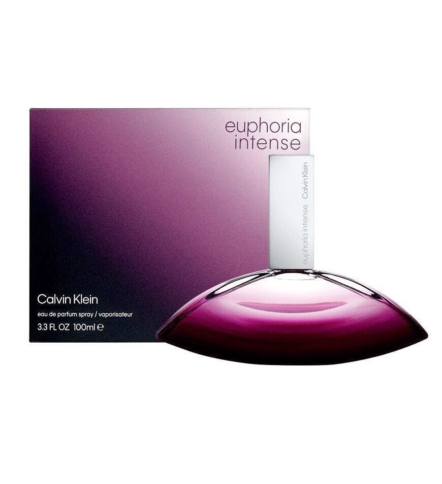 Calvin Klein CK Euphoria Intense 100ML Eau de Parfum Spray for Women - Long-Lasting Floral Fragrance for Date Night & Special Occasions