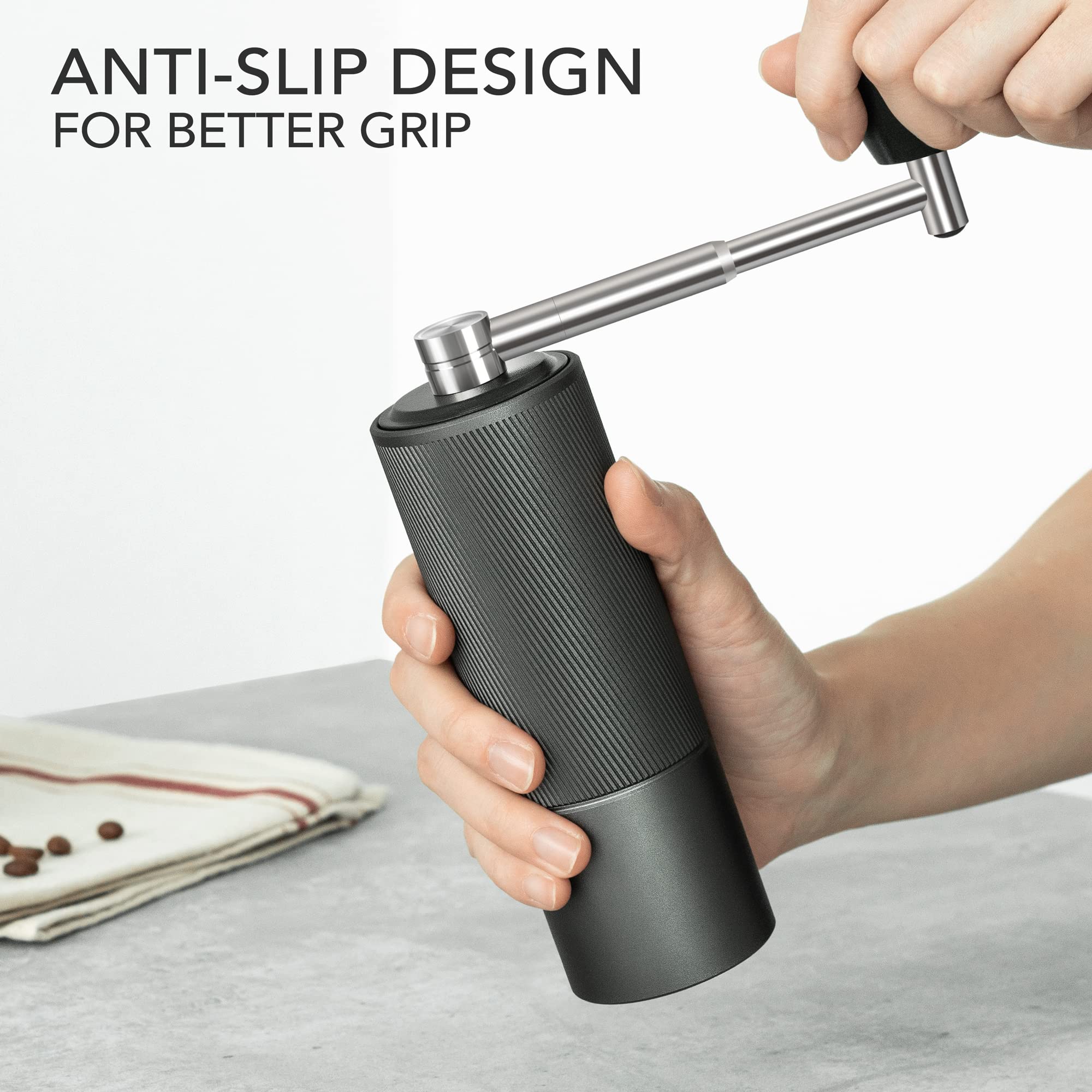 TIMEMORE C2 Manual Coffee Grinder - Adjustable for Pour Over & French Press - Home & Travel Use