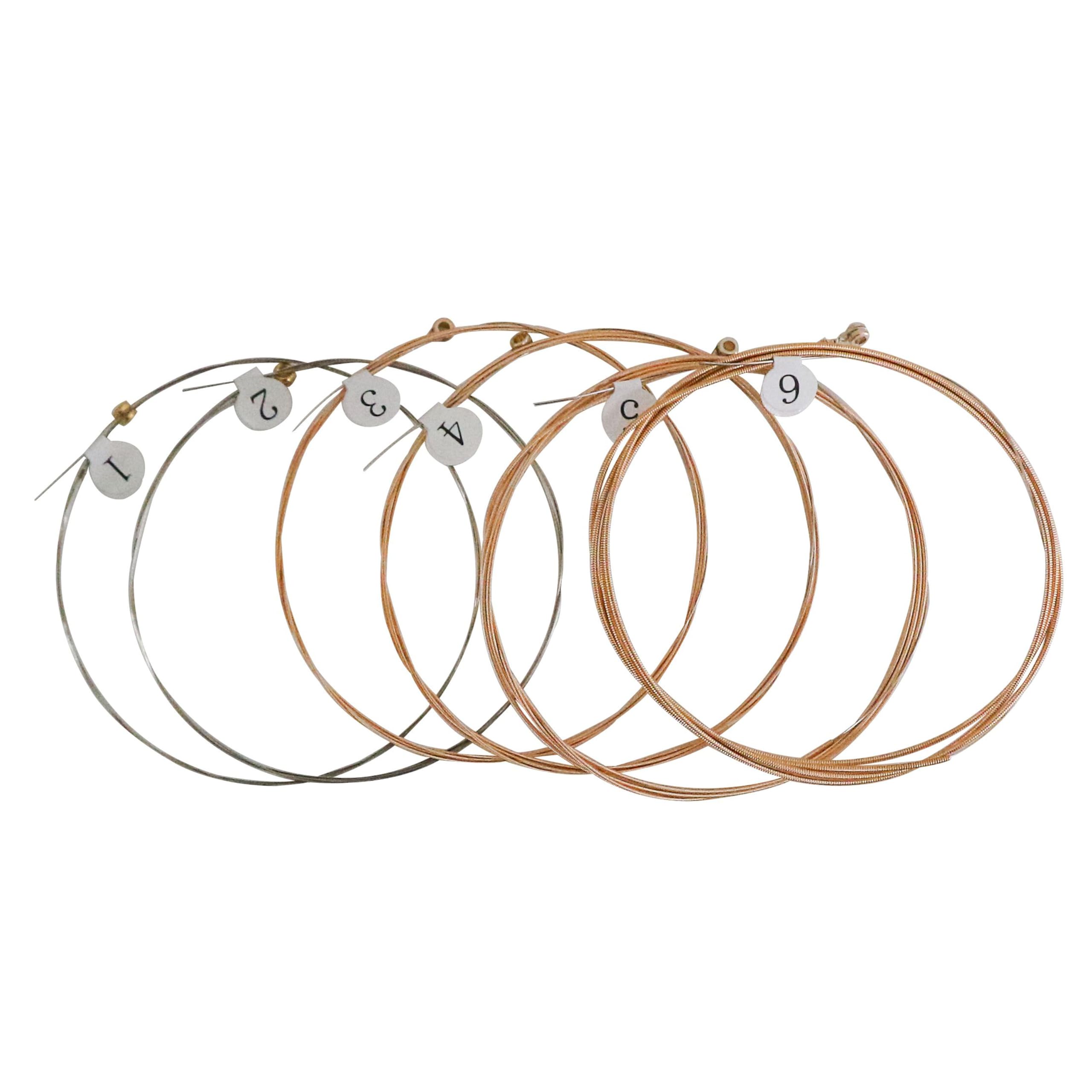 Premium Acoustic Guitar Strings 12-53 Light Gauge - Phosphor Bronze with Nano Coating for Long-Lasting Durability & Smooth Feel | 90/10 Bronze Alloy | Perfect for Concerts, Practice & Studio Recording
