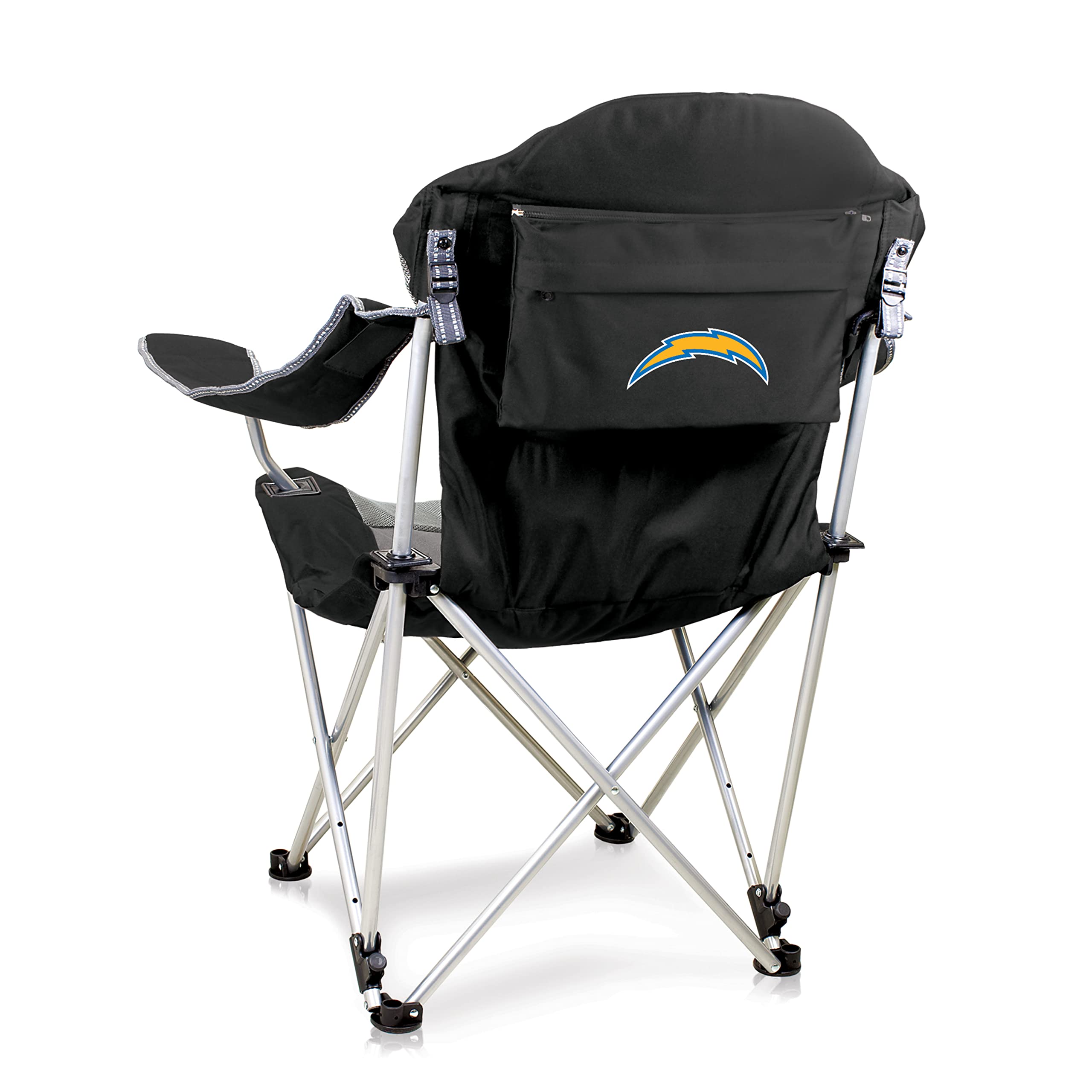 PICNIC TIME NFL Reclining Camping & Beach Chair for Adults - Portable Sports Chair with Carry Bag - Perfect for Tailgating, Outdoor Events & Relaxing by the Shore