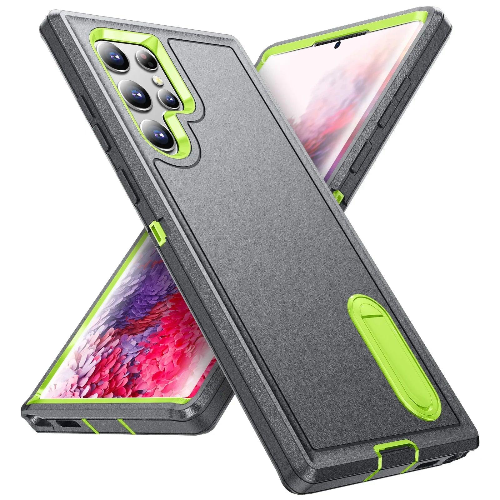 Samsung Galaxy S24 Ultra Rugged Shockproof Case - Heavy Duty Protection for Drops & Bumps - Perfect for Outdoor Adventures, Construction Work & Extreme Sports