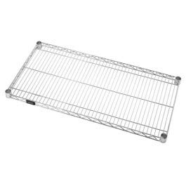 Stainless Steel Wire Shelf 21 x 48 Inches - Heavy Duty Kitchen Storage Rack for Pantry, Garage, or Commercial Use