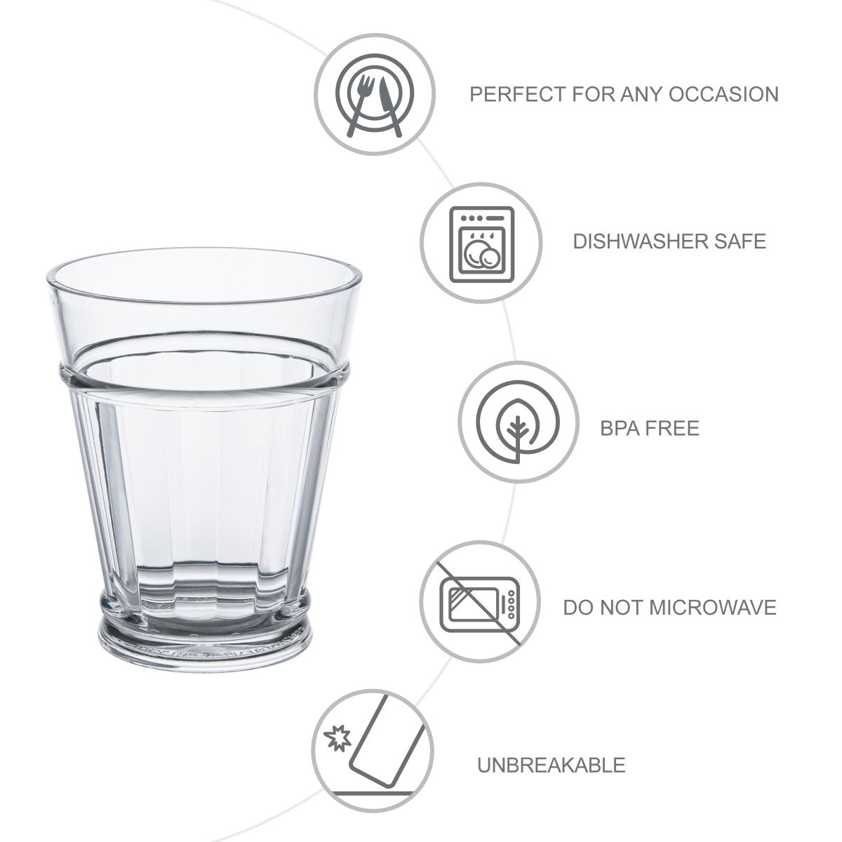 14oz Liberty Short Tumbler Set - 4 Piece Stainless Steel Insulated Cups with Lids & Straws for Iced Coffee, Smoothies, and Cold Drinks - Perfect for Home, Office, and Travel Use