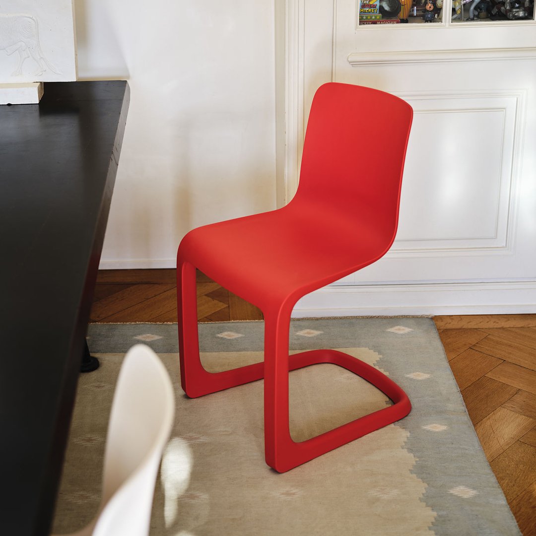 Vitra Evo C Chair by Jasper Morrison - Modern Ergonomic Dining Chair for Home & Office Use