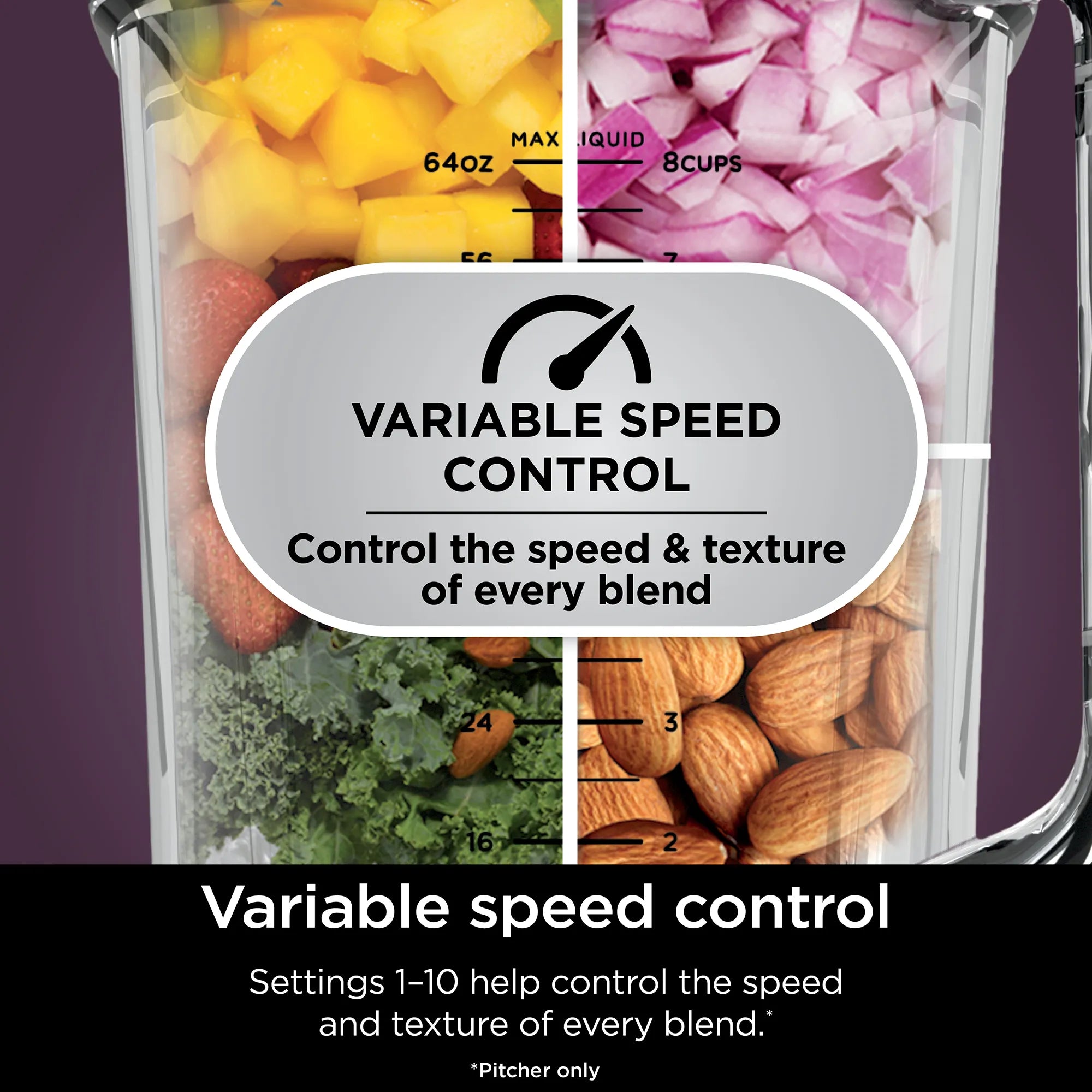 Ninja Detect Kitchen System Power Blender + Food Processor Pro - High-Speed Blending & Food Processing for Smoothies, Sauces, Dough & More - Perfect for Home Cooking & Meal Prep