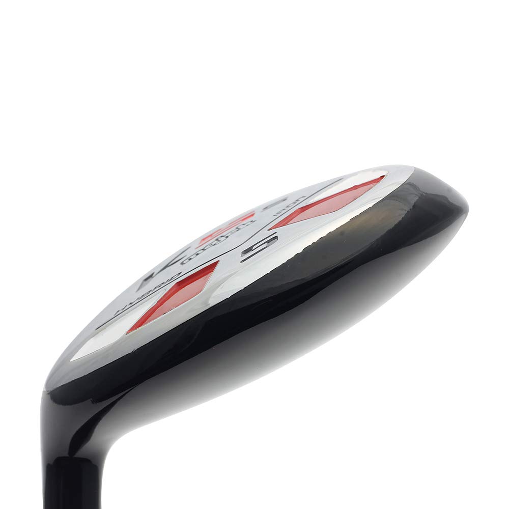 Left Handed Majek Golf Hybrid Club #5 - Senior & Ladies Flex (55+ Years) - Lightweight Utility Iron for Improved Accuracy | Perfect for Seniors & Women Golfers on Fairway Shots & Rough Recovery