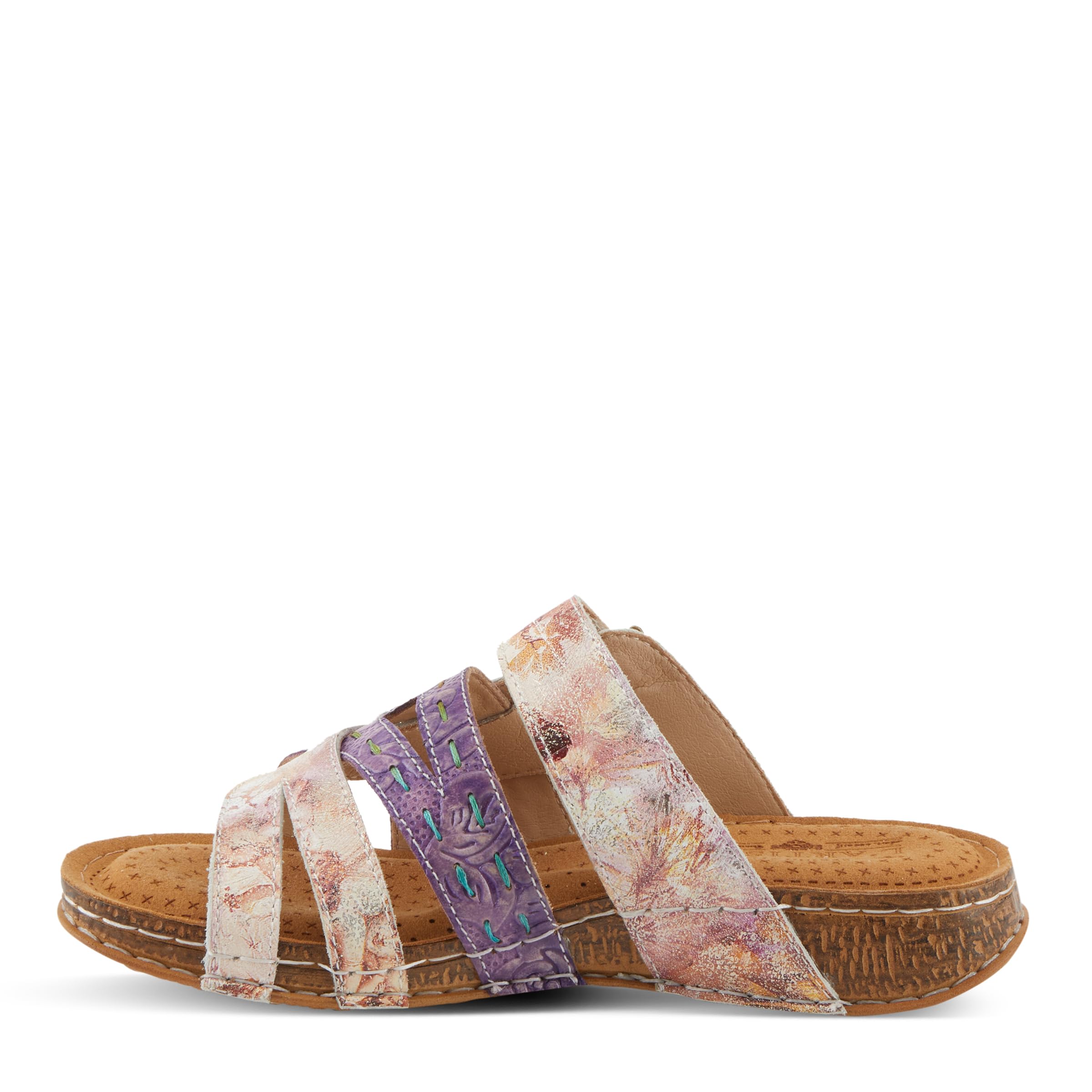 Spring Step L'Artiste Women's Calamityjay Comfortable Leather Sandals with Arch Support - Perfect for Summer Walking, Beach Outings & Casual Wear