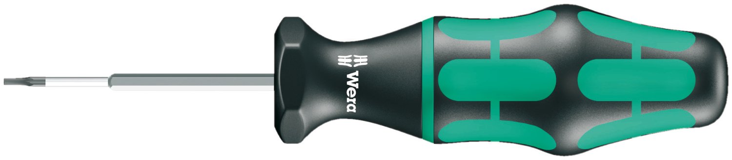 Wera 05027910001 Kraftform 300 Hex Torque-Indicator Screwdriver - 2mm Hex Head, 65mm Blade Length - Perfect for Precision Mechanics & Electronics Repair