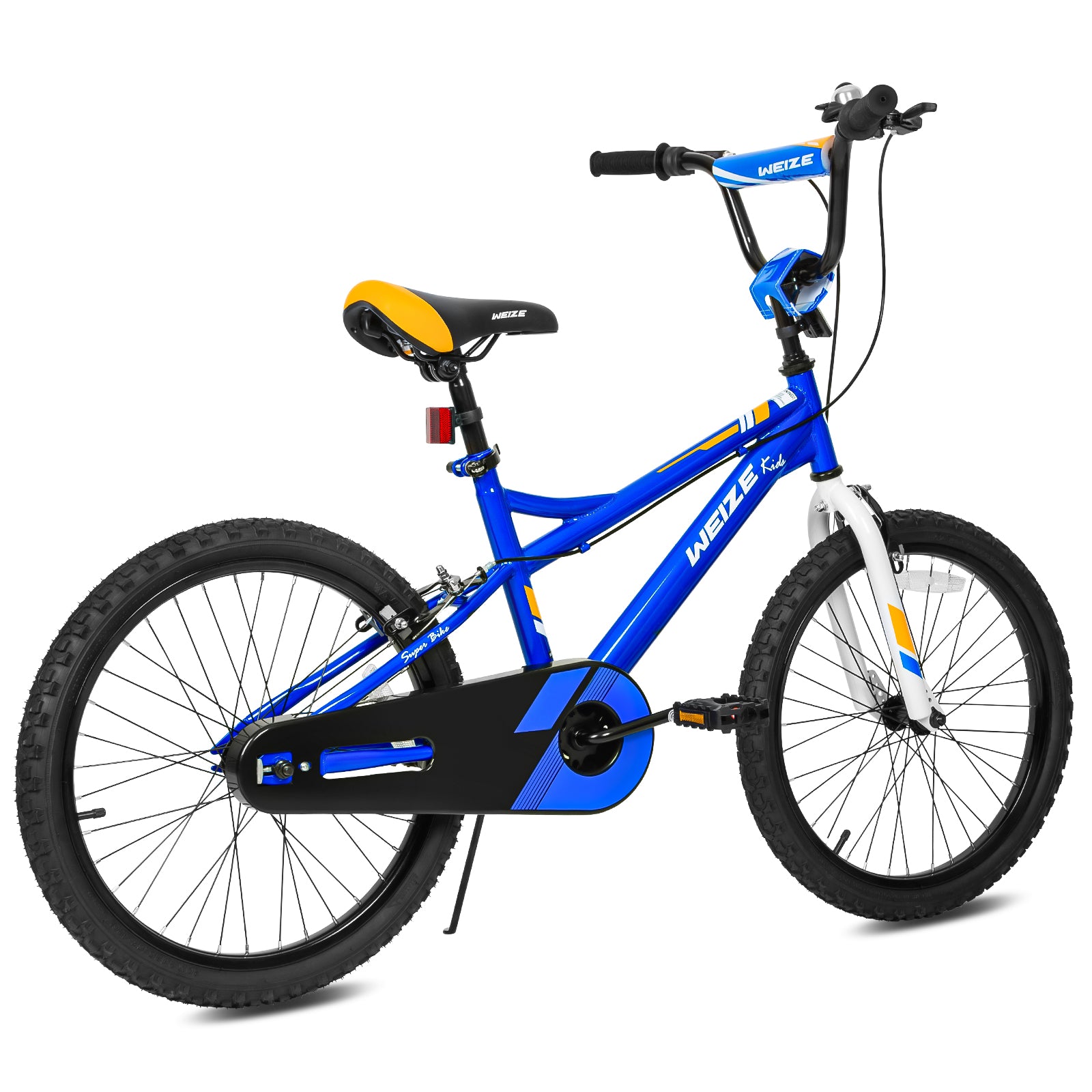 20 Inch Kids Bike for Boys & Girls Ages 6-12 Years | Adjustable Height 48-62 Inch | Coaster Brake Children's Bicycle (Blue) - Perfect for Neighborhood Rides, Park Adventures & Learning to Cycle